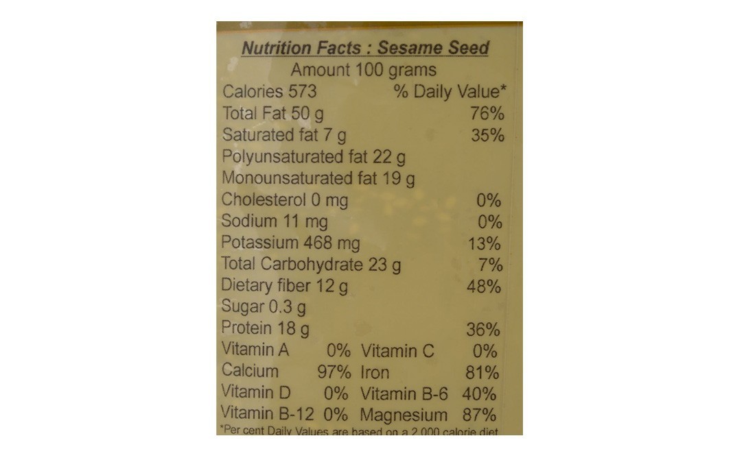 Chataka Sesame Seeds (Natural)    Pack  400 grams